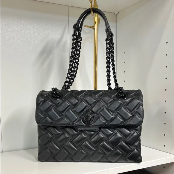 ๐ฅ๐ฅ Kurt Geiger London Kensington Quilted crossbody/ Shoulder Bag - Black - Picture 1 of 16